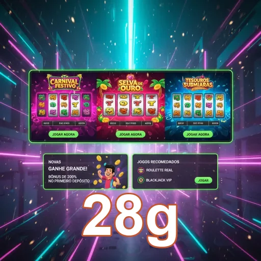 Tela do app 28g com acesso rápido no celular