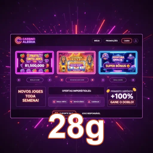 Login seguro no mobile da 28g em tela de smartphone